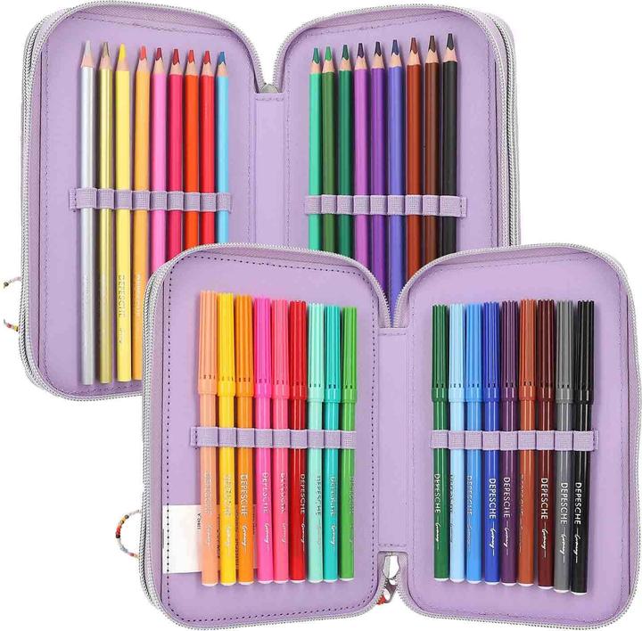 Produktbild Depesche TOPModel 3-Fach Federtasche JOY inkl. Stifte