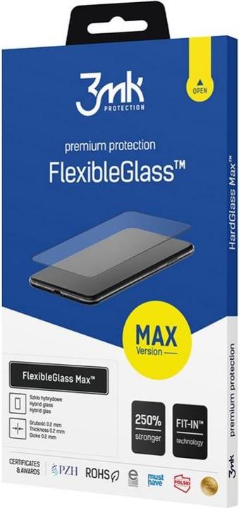Produktbild 3MK hybrid glass Flexible 2.5D Max for iPhone Xs Max black frame (1 Stück, Apple iPhone XS Max)