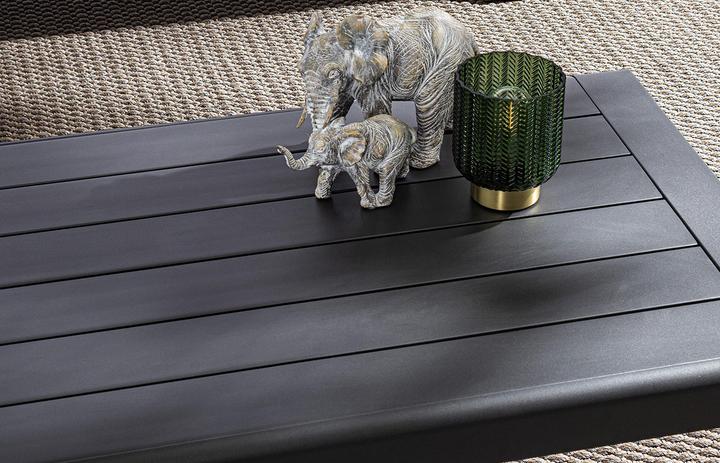 Actual product image Bizzotto Garden corner seating Konnor with cushions anthracite