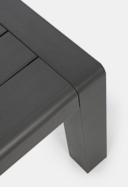 Actual product image Bizzotto Garden corner seating Konnor with cushions anthracite