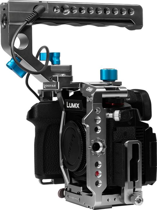 Image du produit Kondor Blue Panasonic LUMIX GH6 Cage avec poignée supérieure (Gris Espace) (Cage)