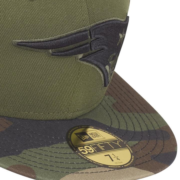 Actual product image New Era 59Fifty Cap - New England Patriots wood camo - 7 1/8 (7 1/8)