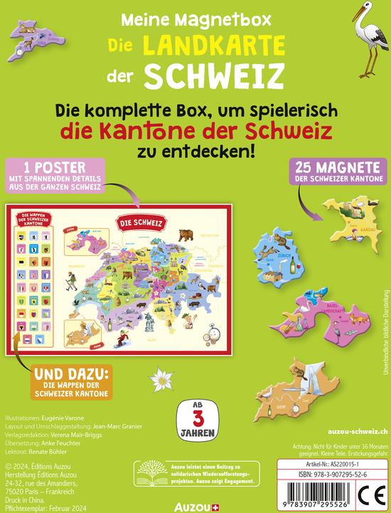 Immagine prodotto Meine Magnet-Box: Die Landkarte der Schweiz