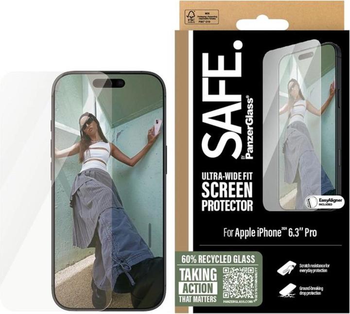 Image du produit PanzerGlass Safe. (1 pièce(s), Apple iPhone 16 Pro)