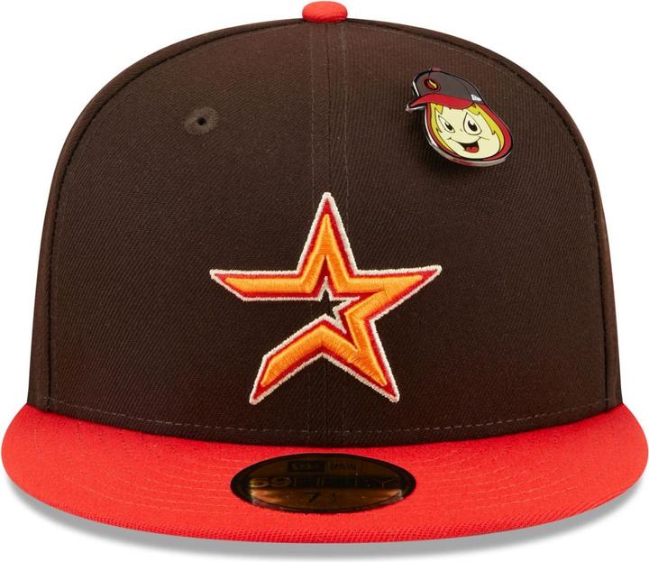 Actual product image New Era 59Fifty Fitted Cap - ELEMENTS PIN Houston Astros (7)