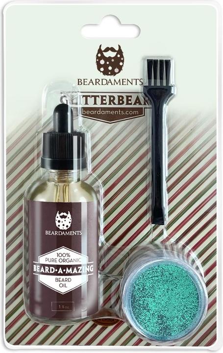 Beardaments Glitter Beard Green (30 ml)