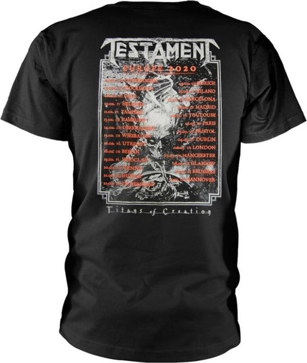 Produktbild Testament Titans Of Creation Europe 2020 Tour TShirt (XL)