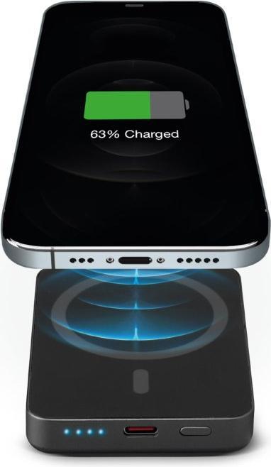 Produktbild SBS Magnetische Powerbank 5000 mAh kabellos mit Graphen (5000 mAh, 20 W)