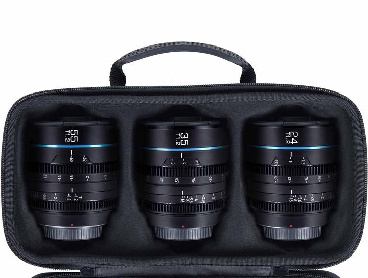 Produktbild Sirui MS-3SMB Night Walker 24+35+55mm T1.2 S35 Cine Objektiv Set (Micro Four Thirds, APS-C / DX)