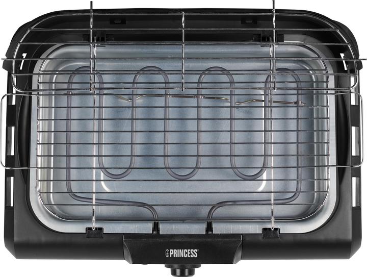 Productafbeelding Princess 112250 Elektrische BBQ met zijplanken Grill (2.20 kW)