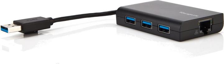 Produktbild Targus USB 3.0 Hub + Gigabit Ethernet (USB-A, 3 Ports)