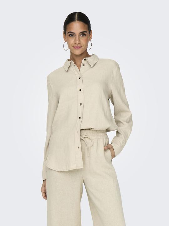 Actual product image JdY Loose fit Shirt collar Sleeve cuffs with button Voluminous sleeve cut Shirt Shirt (XL)