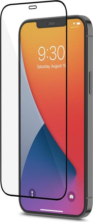 Produktbild Moshi AirFoil Glass Pro for iPhone 12 Pro Max (Clear/Glossy) - Black (1 Stück, Apple iPhone 12 Pro Max)
