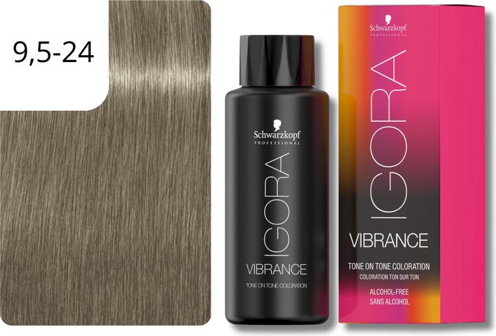 Image du produit Schwarzkopf Professional IGORA VIBRANCE Tone On Tone Coloration (9,5-24 Beige cendré Toner)