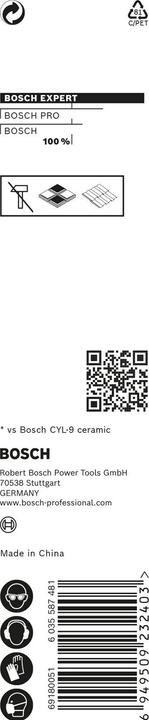 Actual product image Bosch Professional Zubehör Expert HEX-9 HardCeramic drill bit, 4 x 90 mm (4 mm)