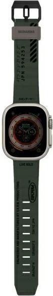 Produktbild Skinarma Band Shokku Apple Watch 49/45/44mm dark olive (Kunststoff, Silikon)