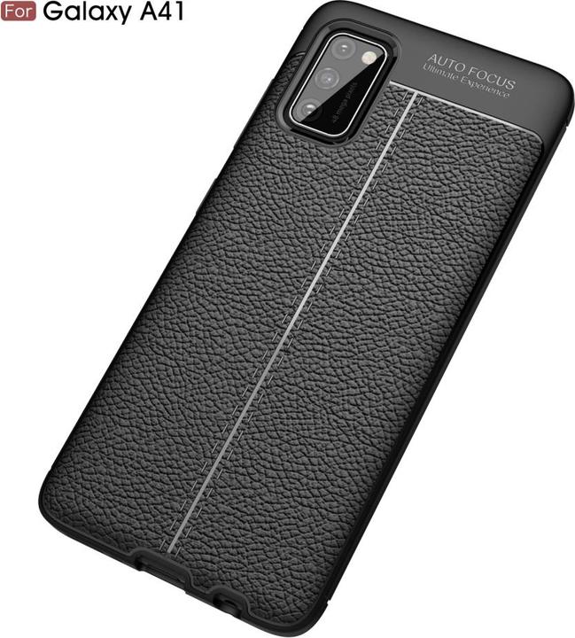 Produktbild Screenguard Samsung Galaxy A41 Hülle Leather Design TPU Cover (Samsung Galaxy A41)