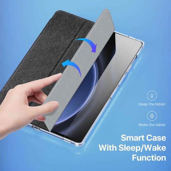 Immagine prodotto Dux Ducis Copertina per libri in pelle della serie Unid (Galaxy Tab S9 FE, Galaxy Tab S9)