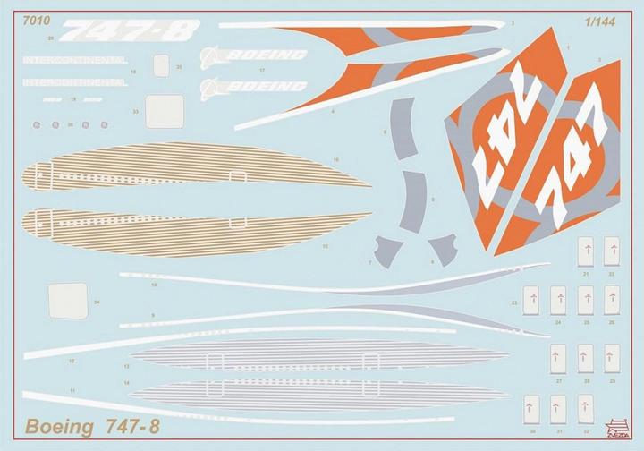 Image du produit Carson 1:144 Avion de ligne Boeing 747-8