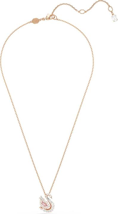 Immagine prodotto Swarovski Swan Halskette Verschiedene Schliffe Schwan Rosa