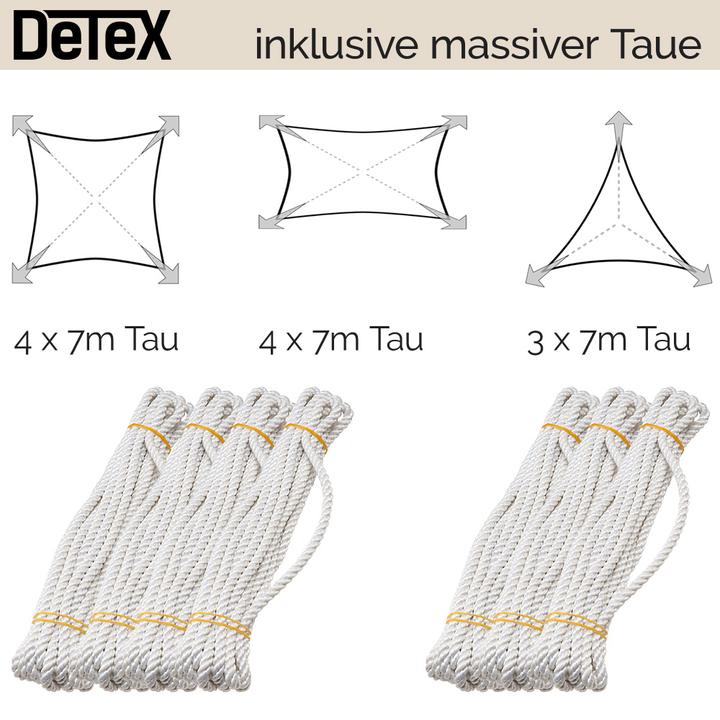 Produktbild Detex Sonnensegel (500 x 500 x 500 cm)