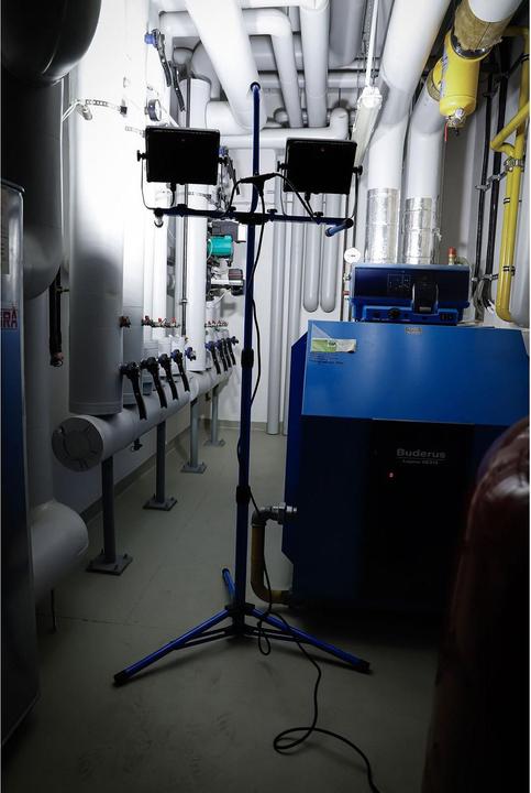 Actual product image BGS Duo-SMD-LED Work Flood Light with Tripod 2 x 70 W (14000 lm)