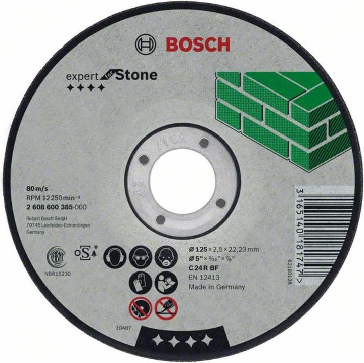 Produktbild Bosch Professional Zubehör Trennscheibe gekröpft Expert for Stone C 24 R BF, 125 mm, 2,5 mm