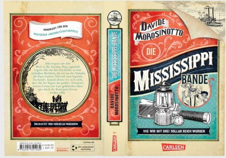 Actual product image Die Mississippi-Bande (German, Davide Morosinotto, 2024)