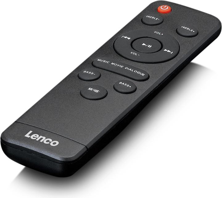 Actual product image Lenco SBW-801BK Bluetooth Soundbar (70 W, 2.1 Channel)