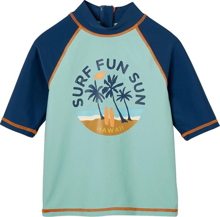 Vertbaudet Jungen Strand-Set mit UV-Schutz: T-Shirt & Shorts (158)