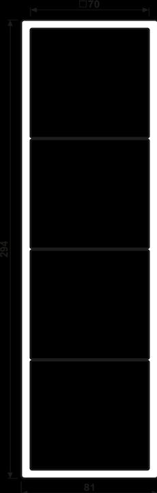 Actual product image JUNG Mounting frame 4f chr glz LS / LS 990 GCR2984