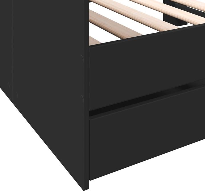 Produktbild VidaXL Bettcouch mit Schublade Altholz Teilenholz 75 x 190 cm Langlebig (90 x 190 cm)