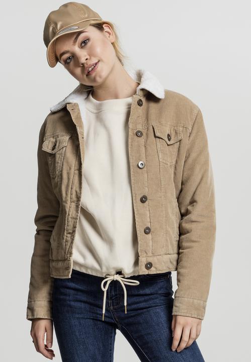 Actual product image Urban Classics Ladies Sherpa Corduroy Jacket (L)