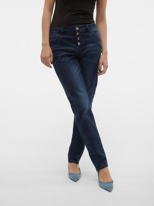 Produktbild Vero Moda VMMINE Mid Rise Gerade geschnitten Jeans Straight-Fit (30)