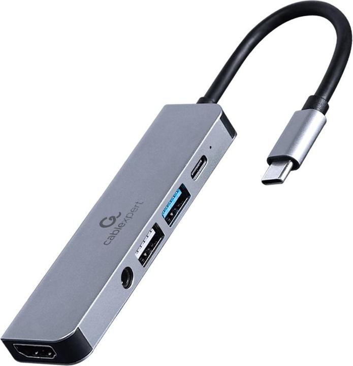Image du produit Gembird A-CM-COMBO5-02 (USB-C, 5 Ports)