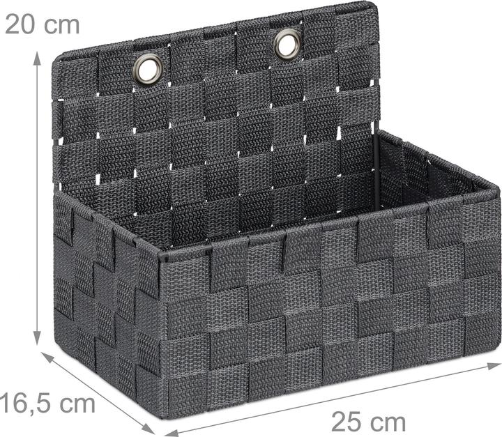 Actual product image Relaxdays Hanging Organiser, Box (1 x, 25 x 15 x 20 cm)