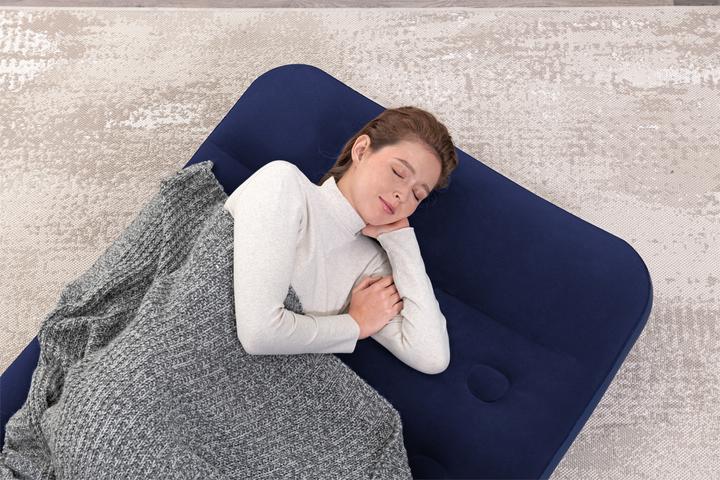 Image du produit Bestway Matelas gonflable 1 place avec pompe à pied intégrée 1,88 m x 99 cm x 28 cm