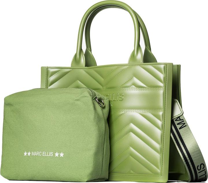 Actual product image Marc Ellis Damen Handtasche - Modell Novara Ultra - 100% Gummi - 29.5 X 22.0 X 9.0 Cm