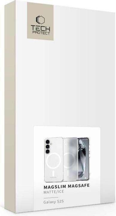 Produktbild Tech-Protect Samsung Galaxy S25 MagSlim MagSafe Case - Transparent (Samsung Galaxy S25)