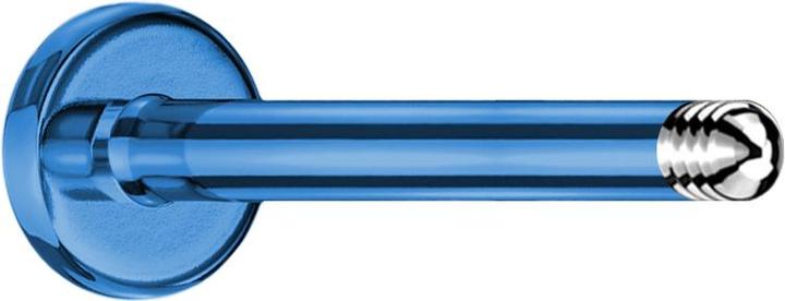 Star Piercing Labret-Stab dunkelblau (ohne Messing, Chirurgenstahl 316L)