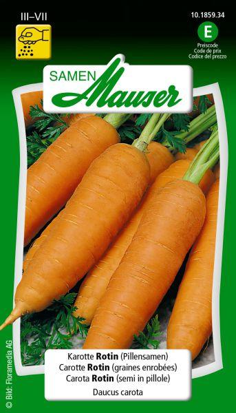 Actual product image Samen Mauser Carrot Rotin Pill Seeds (Vegetable seeds)