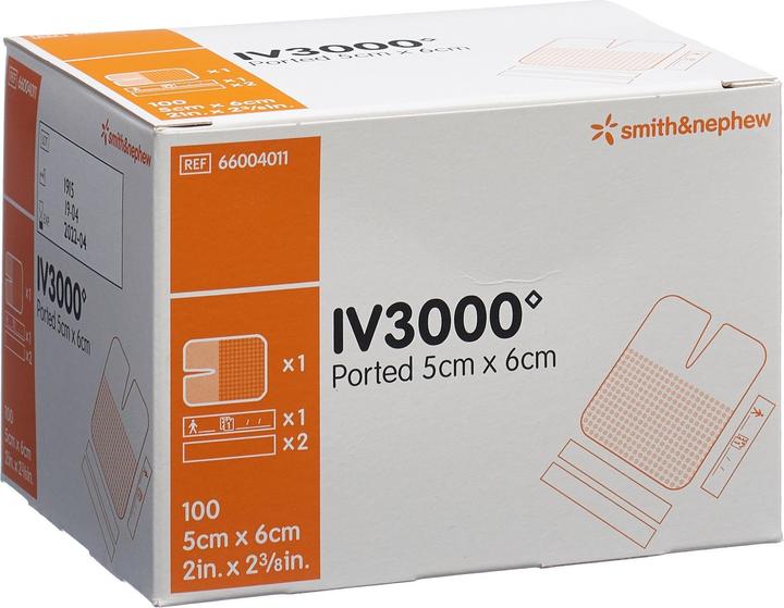 IV3000 Cannula di fissaggio 5x6cm pediatrica 100 pz.