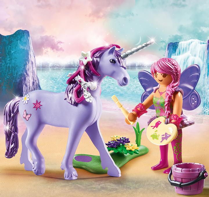 Produktbild Playmobil Einhorn mit Schmück-Fee (70657)