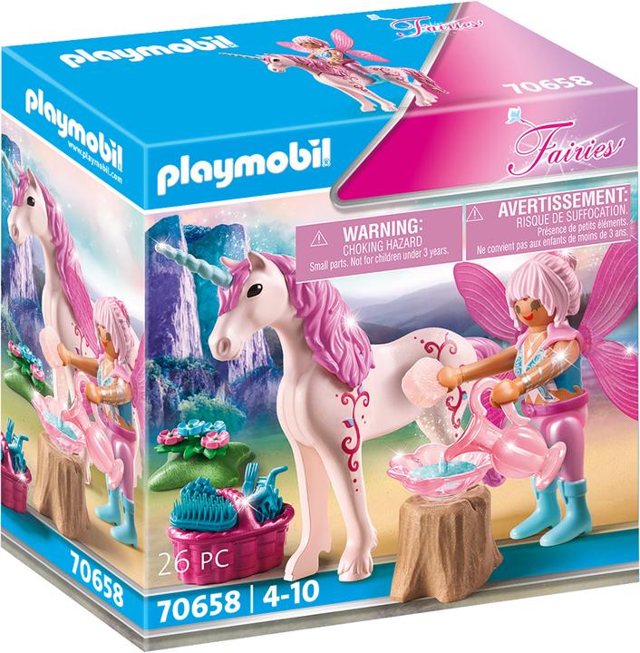 Produktbild Playmobil Einhorn mit Pflege-Fee (70658)