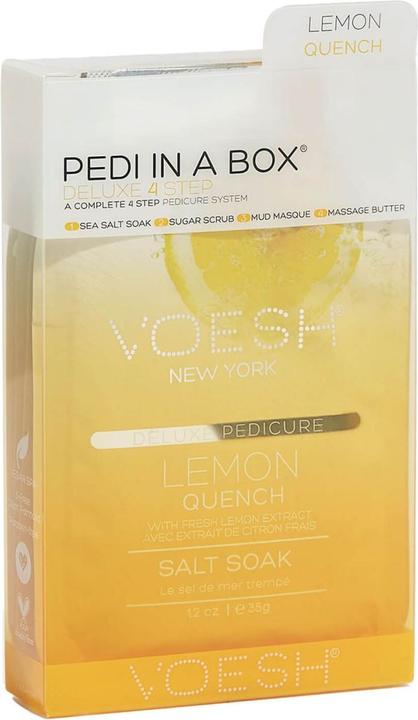 Voesh Pedi Lemon Quench (Fusscrème & Fussgel, Fussbad, Fussmaske)