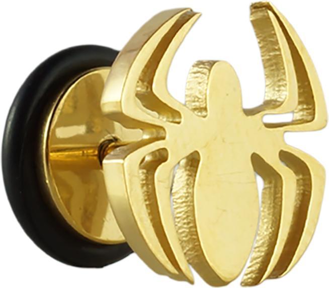 Star Piercing Fake Plug Spinne (Chirurgenstahl 316L, ohne Messing)