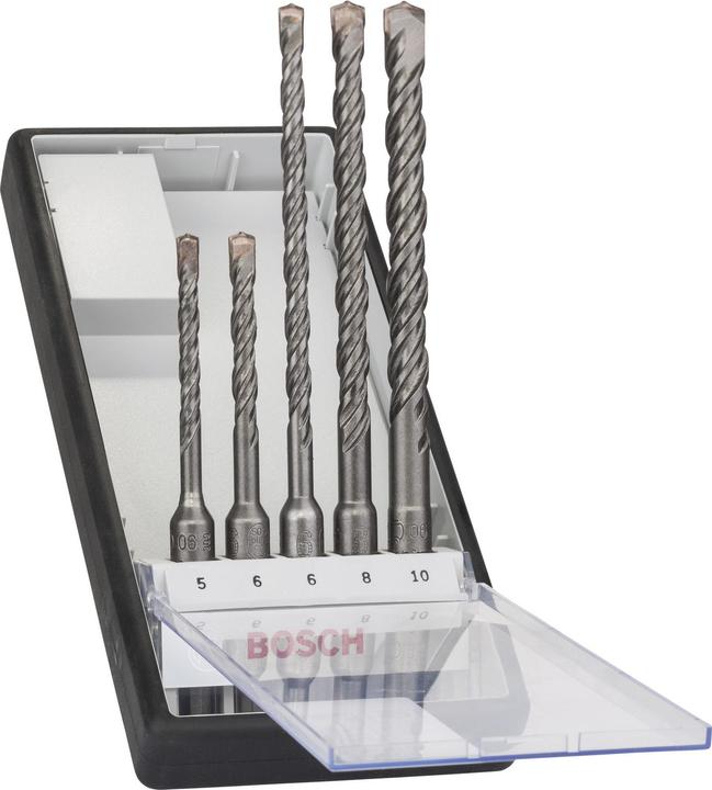 Produktbild Bosch Professional Zubehör SDS plus-5 Hammerbohrer-Set, Robust Line, 5-tlg., 5–10 mm (8 mm, 10 mm, 5 mm, 6 mm)