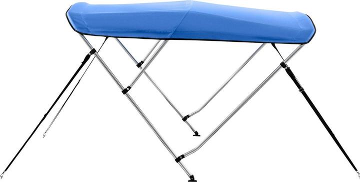 Produktbild MSW Bimini Top Bootsverdeck Sonnensegel Boot 183 x 155 - 167 x 116 (LxBxH) cm