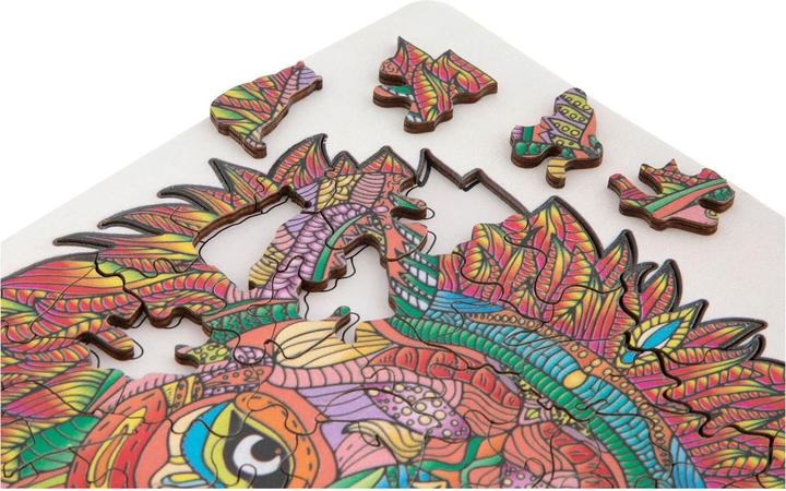 Actual product image Grafix Wooden puzzle lion 140 pieces FSC (140 pieces)