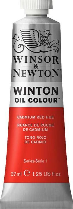 Winsor & Newton Winton oil 37ml cadmium red hue 095 (Tinta rosso cadmio 095, 37 ml)